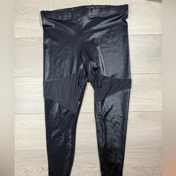 NWT BlackMilk Sheer Spartans womens leggings size large leather mesh trendy - Picture 1 of 3